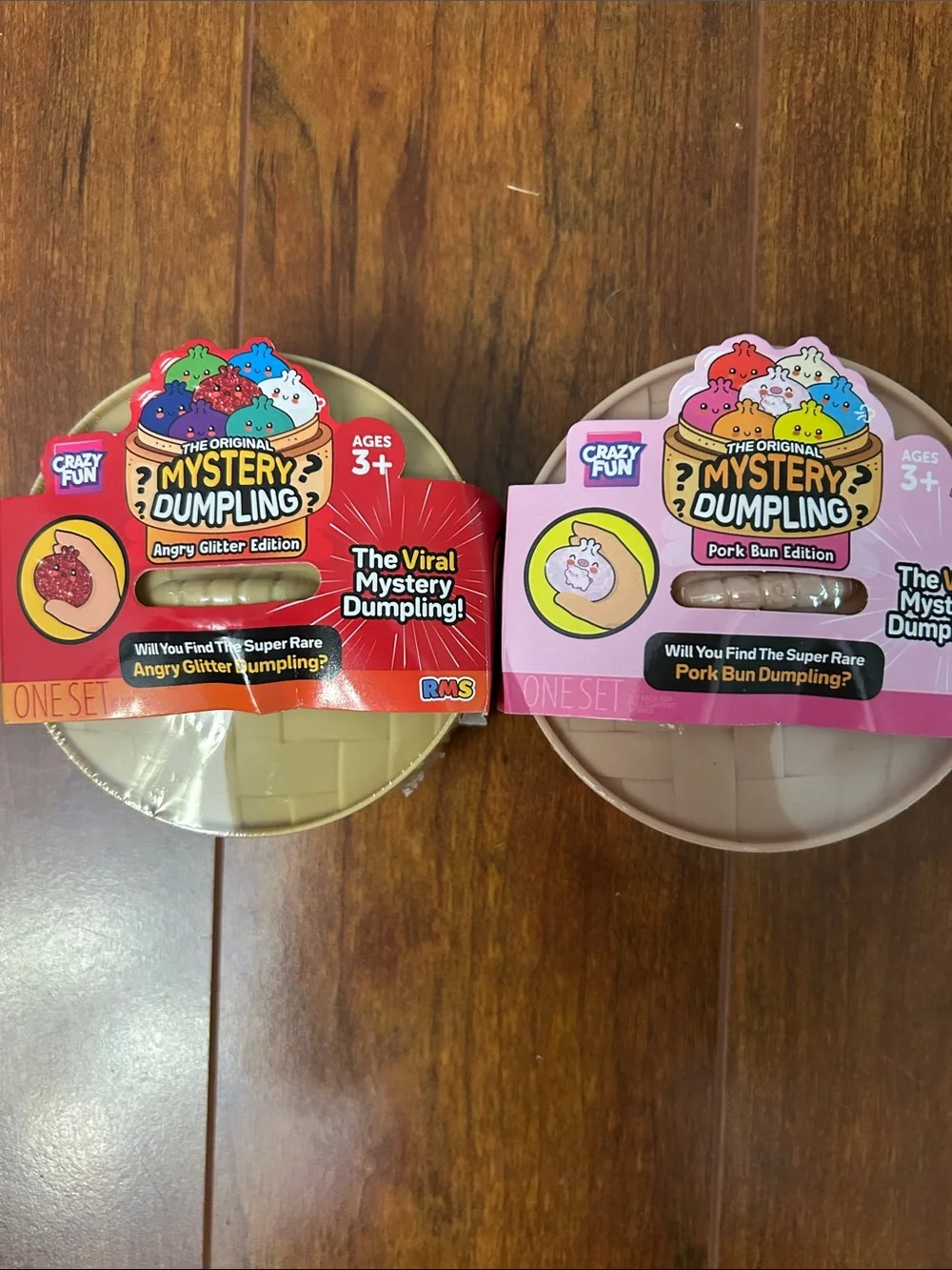 Viral Angry Glitter Mystery Dumpling and Viral Pork Bun Mystery Dumpling    Set